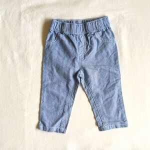 joe fresh lightweight chambray cotton pants 6-12 months baby boy